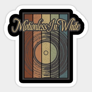 Motionless In White Vynil Silhouette Sticker